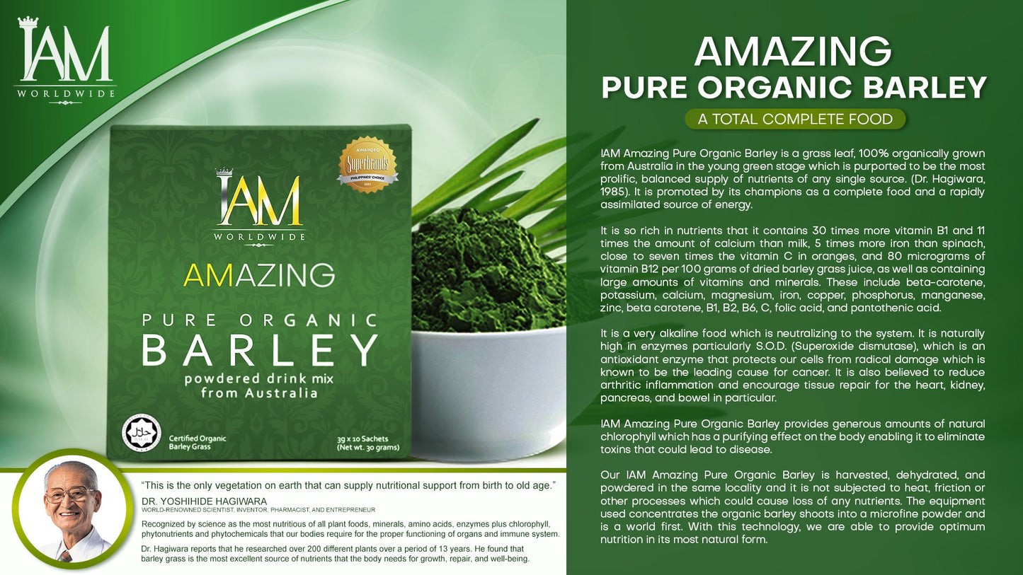 Amazing Pure Organic Barley Powder